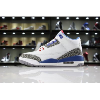 Nike Air Jordan 3 Mavi / Kırmızı Basketbol Ayakkabısı Türkiye - 217VTBOL